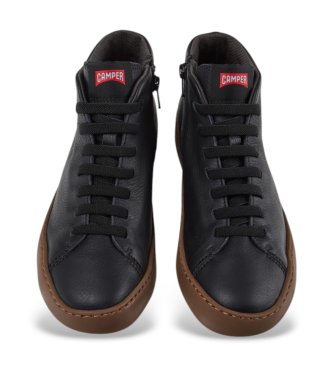 Camper Sapatilhas de pele Peu Touring preto