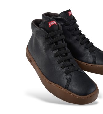 Camper Sapatilhas de pele Peu Touring preto