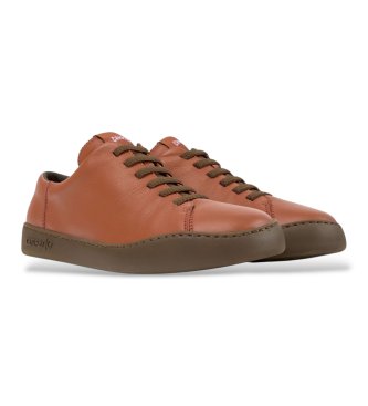 Camper Sapatilhas de pele Peu Touring castanho