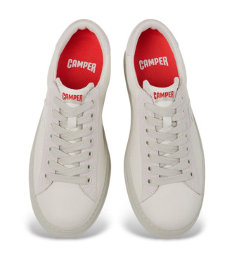 Camper Skórzane trampki Runner białe