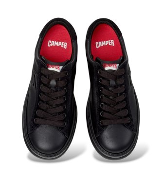 Camper Baskets en cuir Runner Four noir