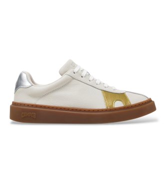 Camper Baskets en cuir Runner Twentyfive Twins blanc cassé