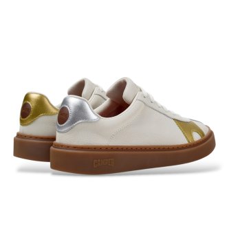 Camper Baskets en cuir Runner Twentyfive Twins blanc cassé