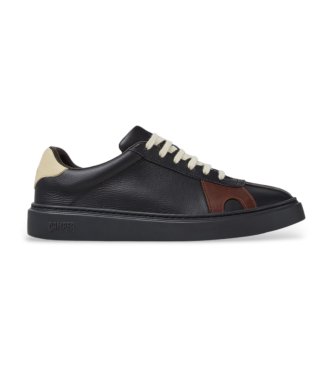 Camper Runner Twentyfive Twins black leather sneakers