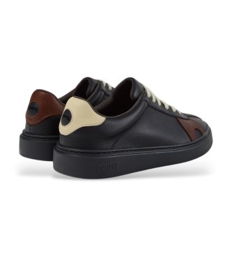 Camper Runner Twentyfive Twins black leather sneakers