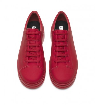 CAMPER Runner Up leather shoes red