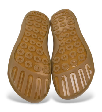 Camper Baskets Twins en cuir marron