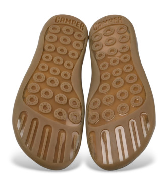 Camper Baskets Twins en cuir noir