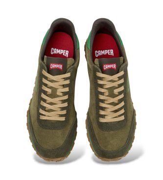 Camper Sneaker Drift Walk in pelle verde