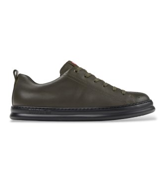 Camper Donkergroene leren Runner sneakers