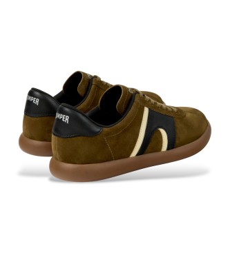 Camper Usnjene športne copate Pelotas Soller green