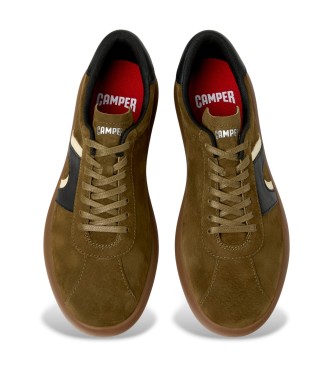 Camper Usnjene športne copate Pelotas Soller green