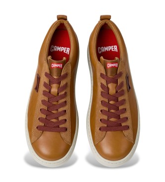 Camper Leather Sneakers Runner Four light brown