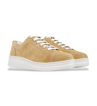 Camper Runner Up Leather Sneakers light brown