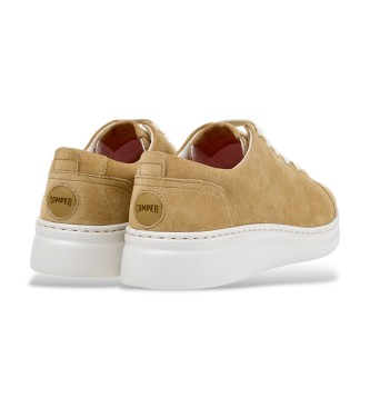 Camper Runner Up Leather Sneakers light brown