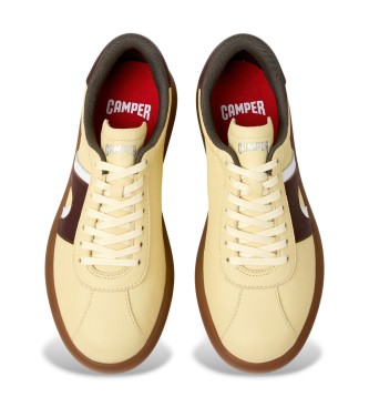 Camper Baskets en cuir Pelotas Soller jaune