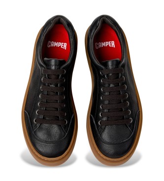 Camper Runner Twentyfive usnjeni čevlji črni