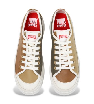 Camper Baskets en cuir TWS marron