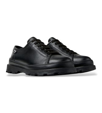 Camper Chaussures en cuir à lacets Brutus+ noir