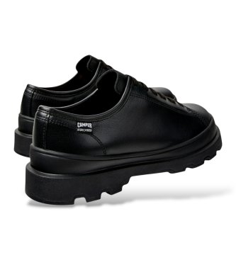 Camper Chaussures en cuir à lacets Brutus+ noir