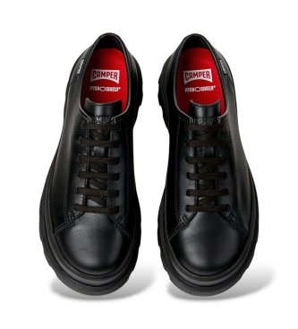 Camper Chaussures en cuir à lacets Brutus+ noir