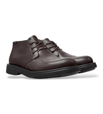 Camper Sapatos de couro Norman castanho