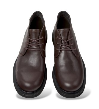 Camper Sapatos de couro Norman castanho