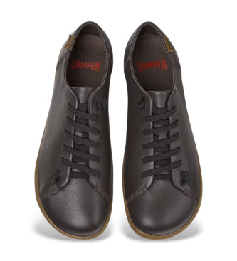 Camper Peu leren schoenen donkergrijs