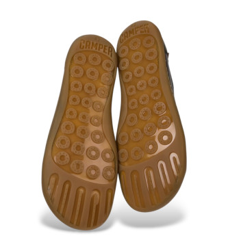 Camper Peu leren schoenen donkergrijs