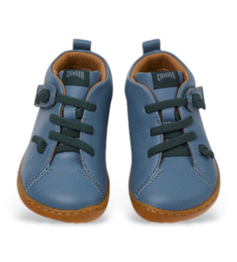 Camper Chaussures en cuir Sella Clay bleu