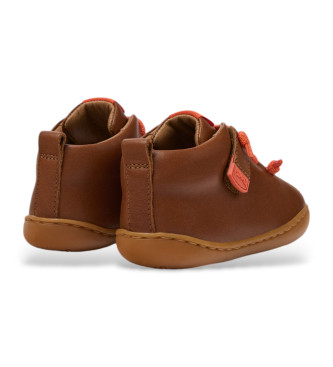 Camper Scarpe Sella Clay in pelle marrone