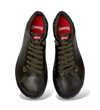 Camper Groen leren Peu Path+ sneakers