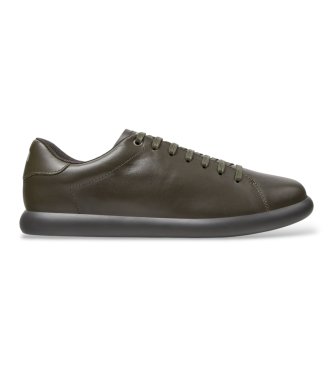 Camper Scarpe in pelle Pelotas Soller verde scuro
