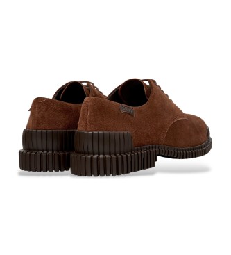Camper Brown Pix Leather Shoes