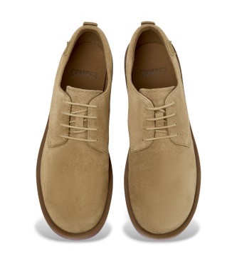 Camper Sapatos de couro para carro�as castanhas