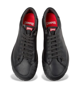 Camper Peu Path+ Leder Turnschuhe schwarz