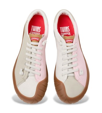 Camper Peu Path+ l�der-sneakers beige, pink