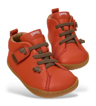 Camper Oranje Peu Leren Sneakers