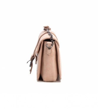 Carmela Leather shoulder bag 086688 pink -15x23x9cm