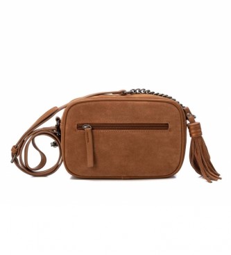 Carmela Split leather bag 086689 dark brown