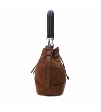 Carmela Leather handbag 186000 brown -30x33x14cm