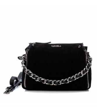 Carmela Leather handbag 186021 black -24x33x12cm