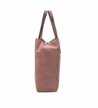 Carmela Leather handbag 186022 pink - 37x44x12cm