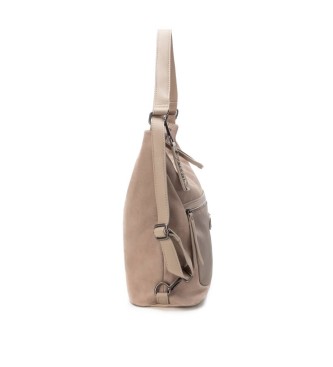 Carmela Skórzana torba 186033 beżowa -30x35x14cm