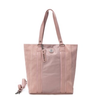 Carmela Leather handbag 186034 nude -38x42x13cm