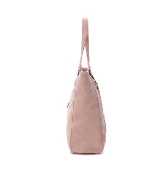 Carmela Leather handbag 186034 nude -38x42x13cm