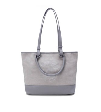 Carmela Leather handbag 186036 grey -29x42x14cm