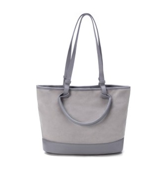 Carmela Leather handbag 186036 grey -29x42x14cm