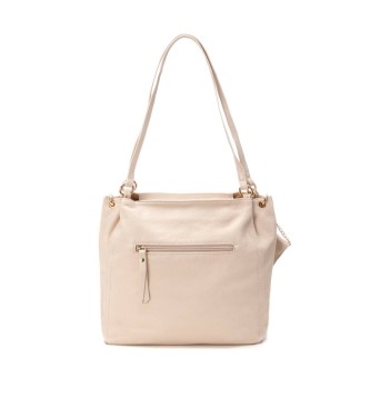 Carmela Leather Handbag 186093 beige