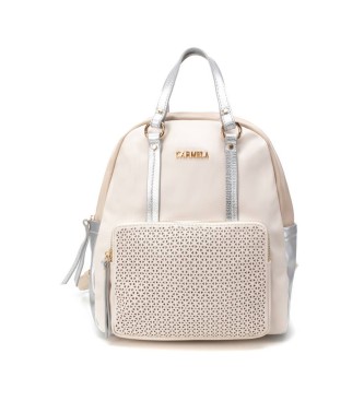 Carmela Mochila 186153 bege, prata